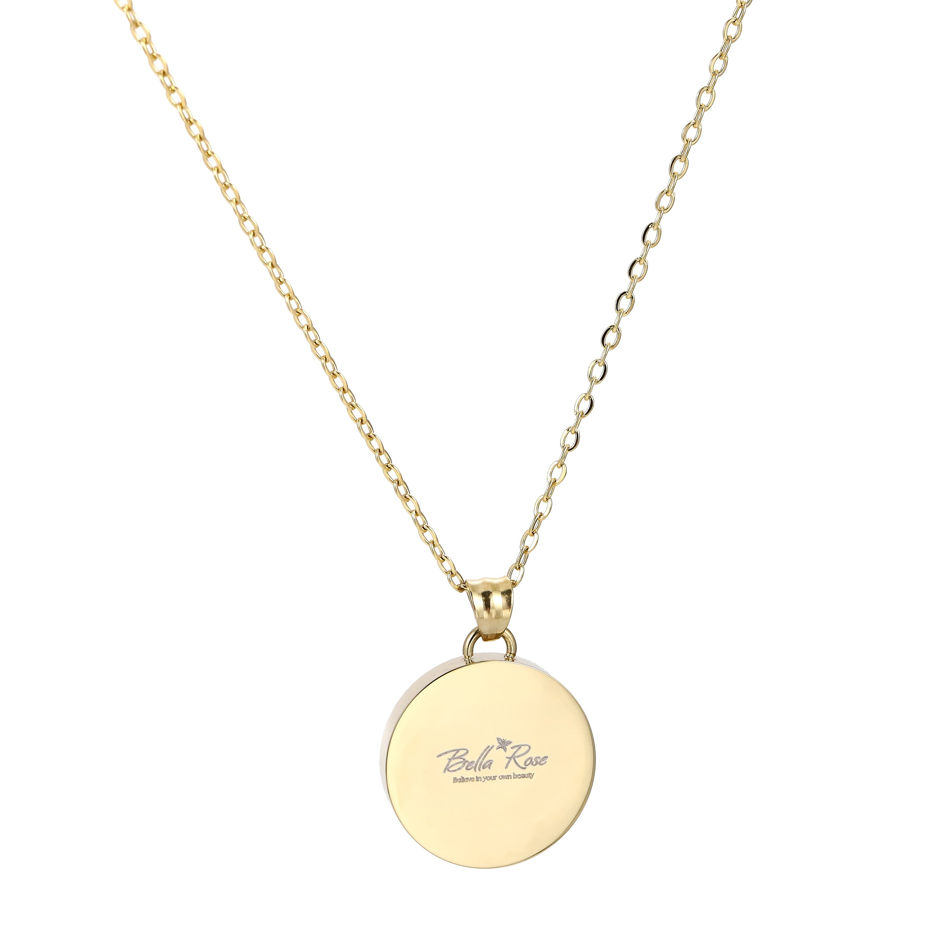 Soul Compass Necklace 14K Gold Plated