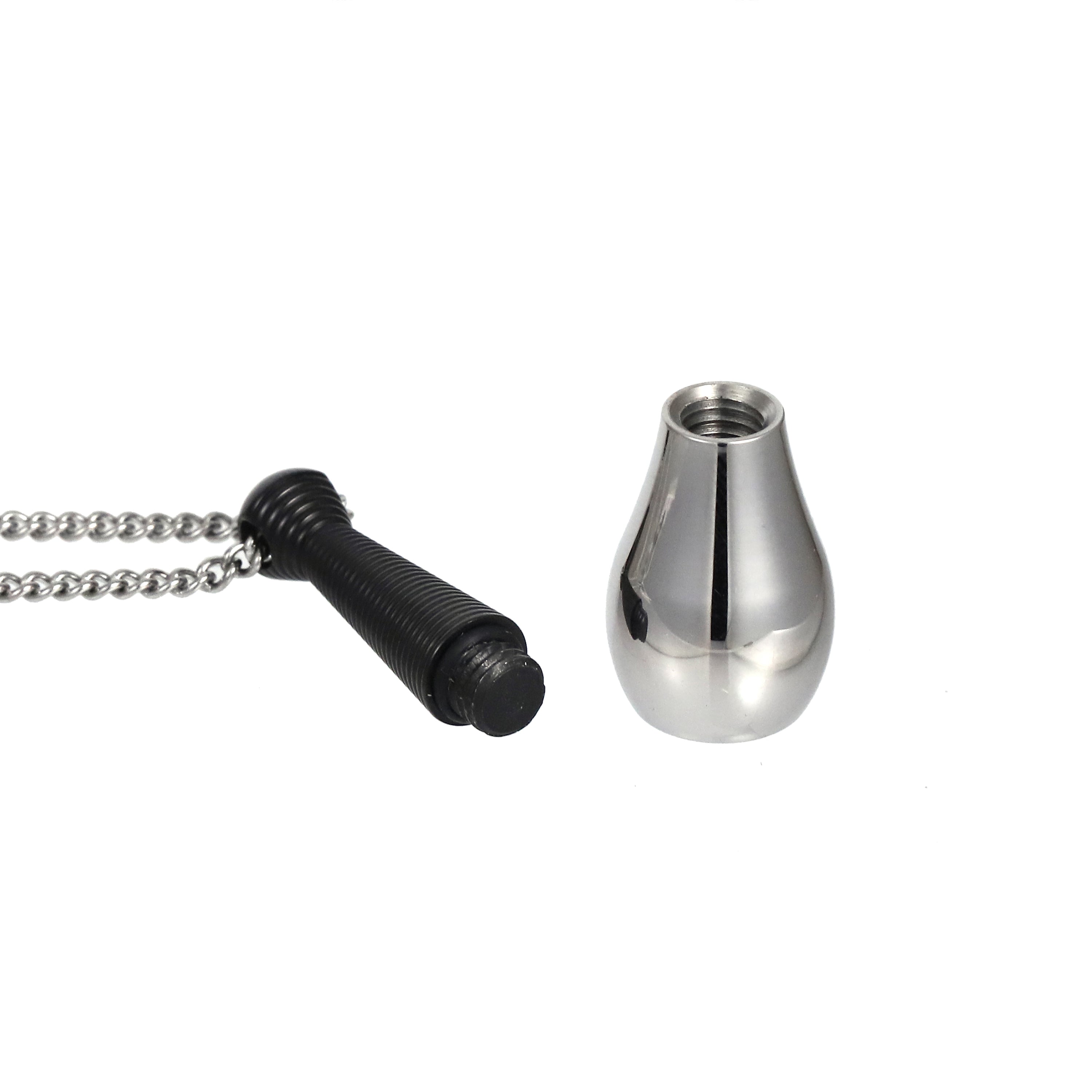 Secret Twist Necklace Black Plated