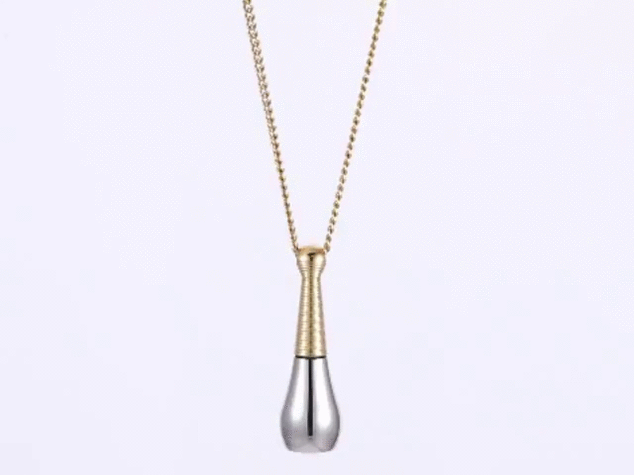 Secret Twist Necklace 14K Gold Plated
