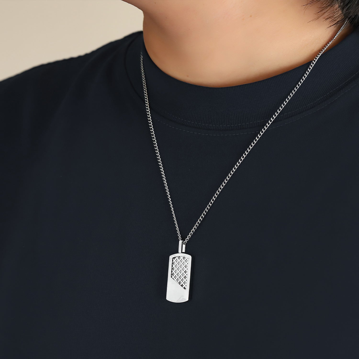Fortune Frame – Men's Pendant Necklace