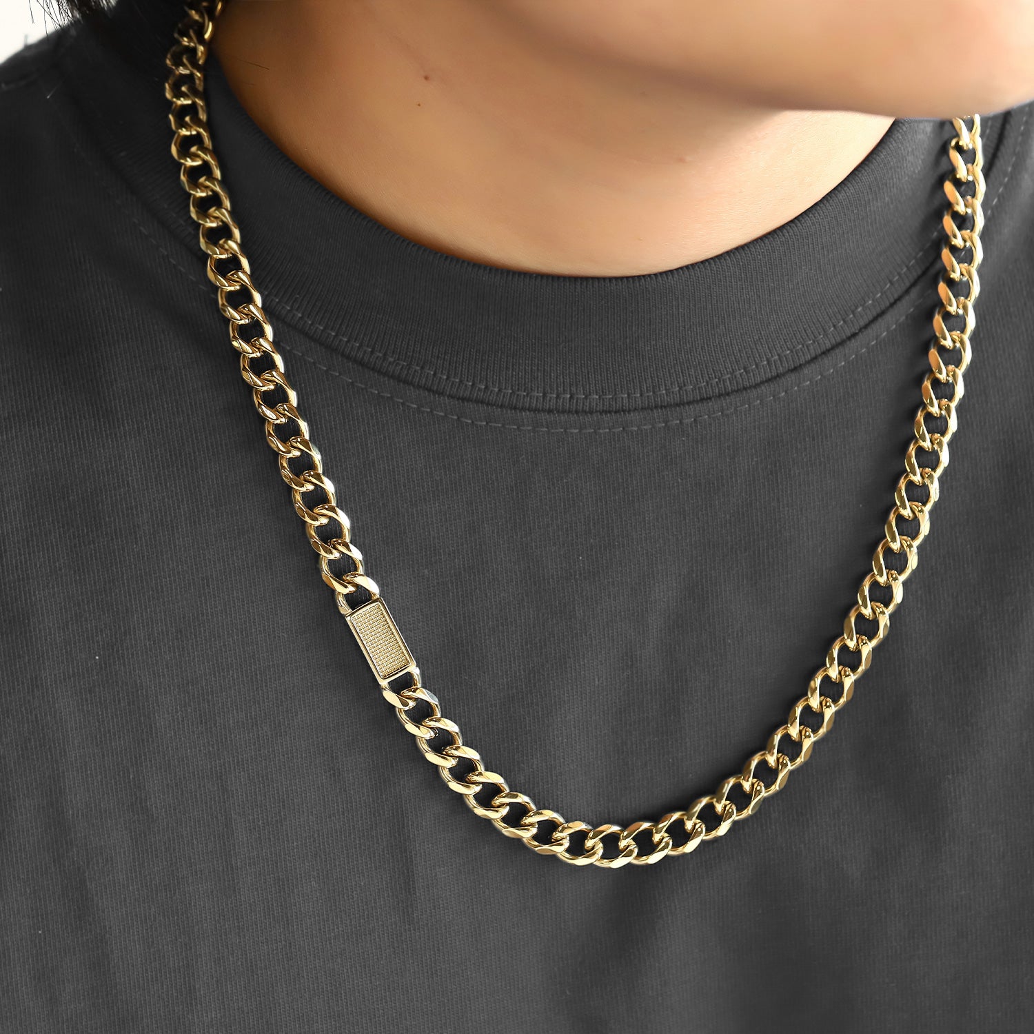 Essential Chain Necklace -14K Gold Plated