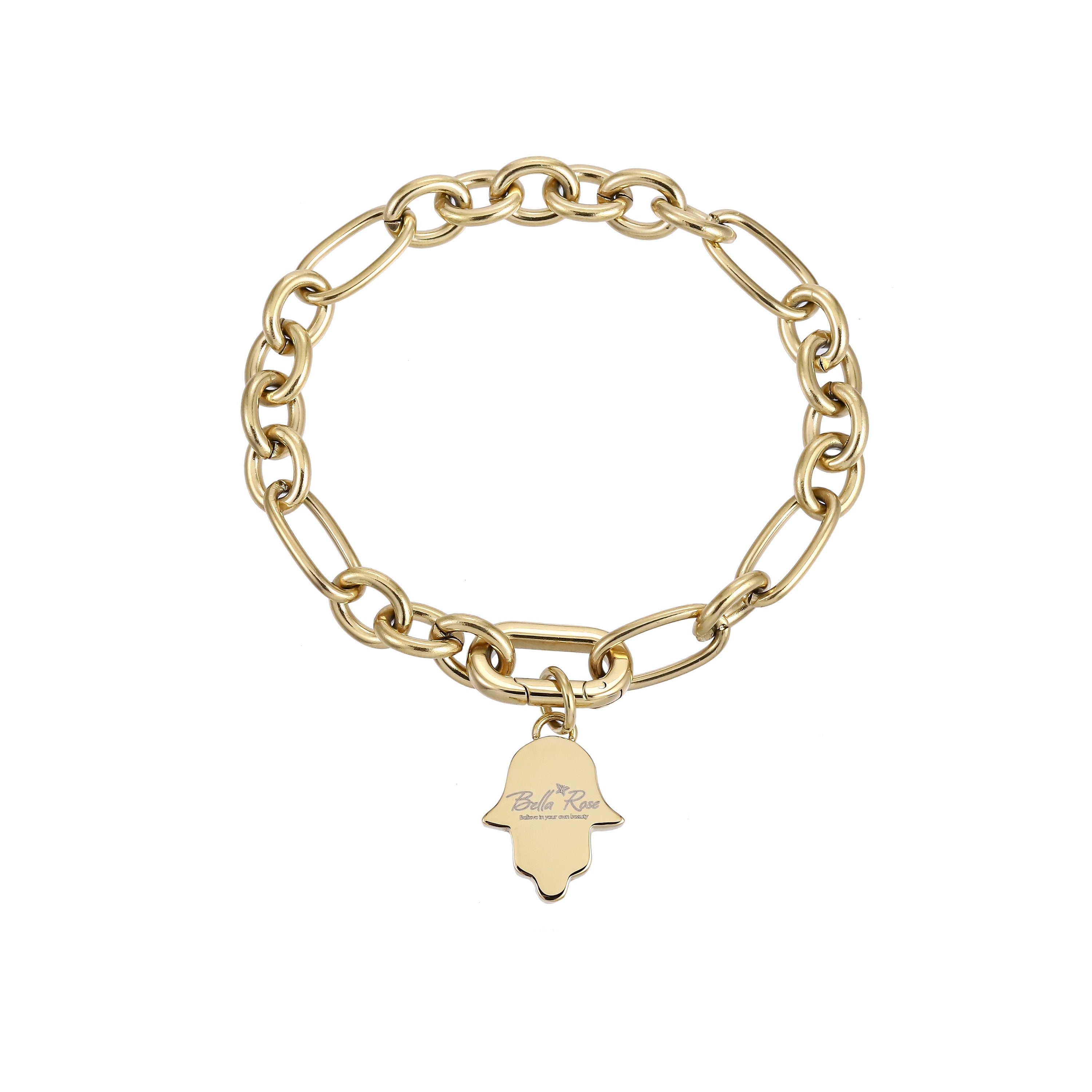 Hamsa Grace Bracelet 14K Gold Plated